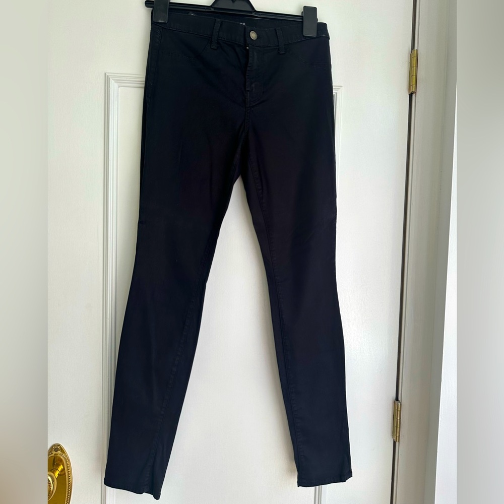 J BRAND Super Skinny Black Sateen Jeans Size 27 Style 485VO90